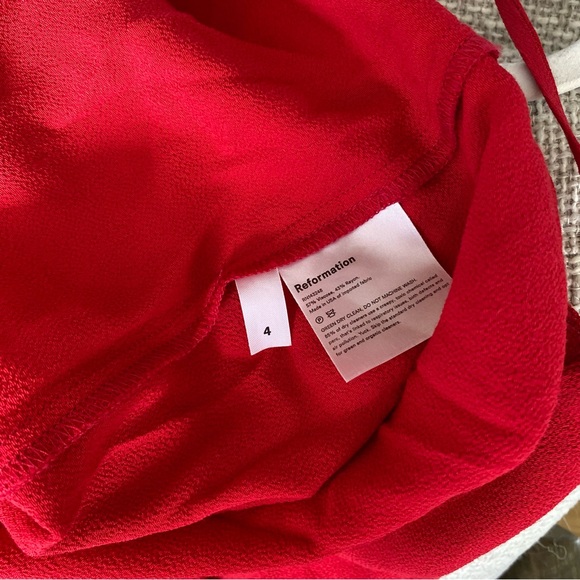 Reformation - Isabel red midi dress - size 4 - Picture 4 of 11